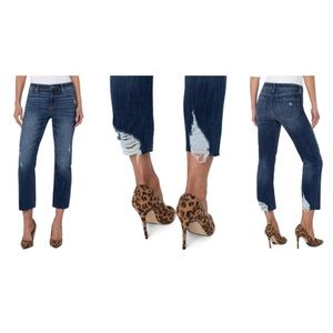 Liverpool Kennedy straight crop jeans
